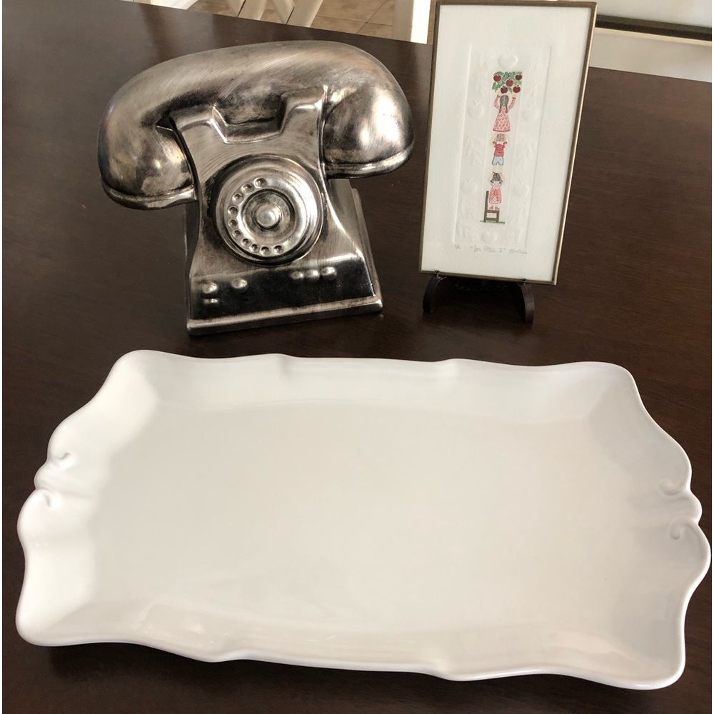 Chef “Tyler Florence”  Baroque Style Platter/Plate